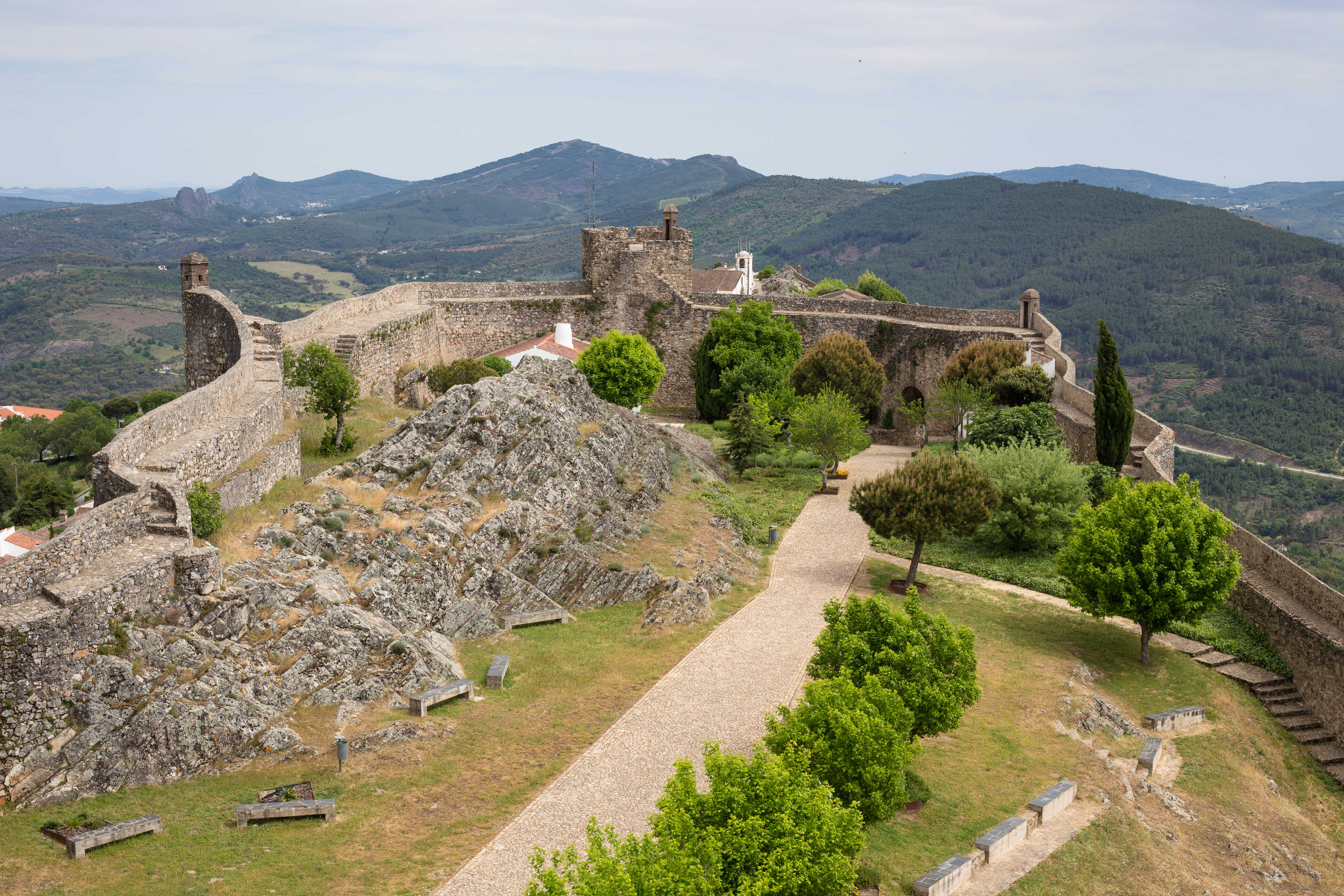Burgmauer von Castelo de Marvão