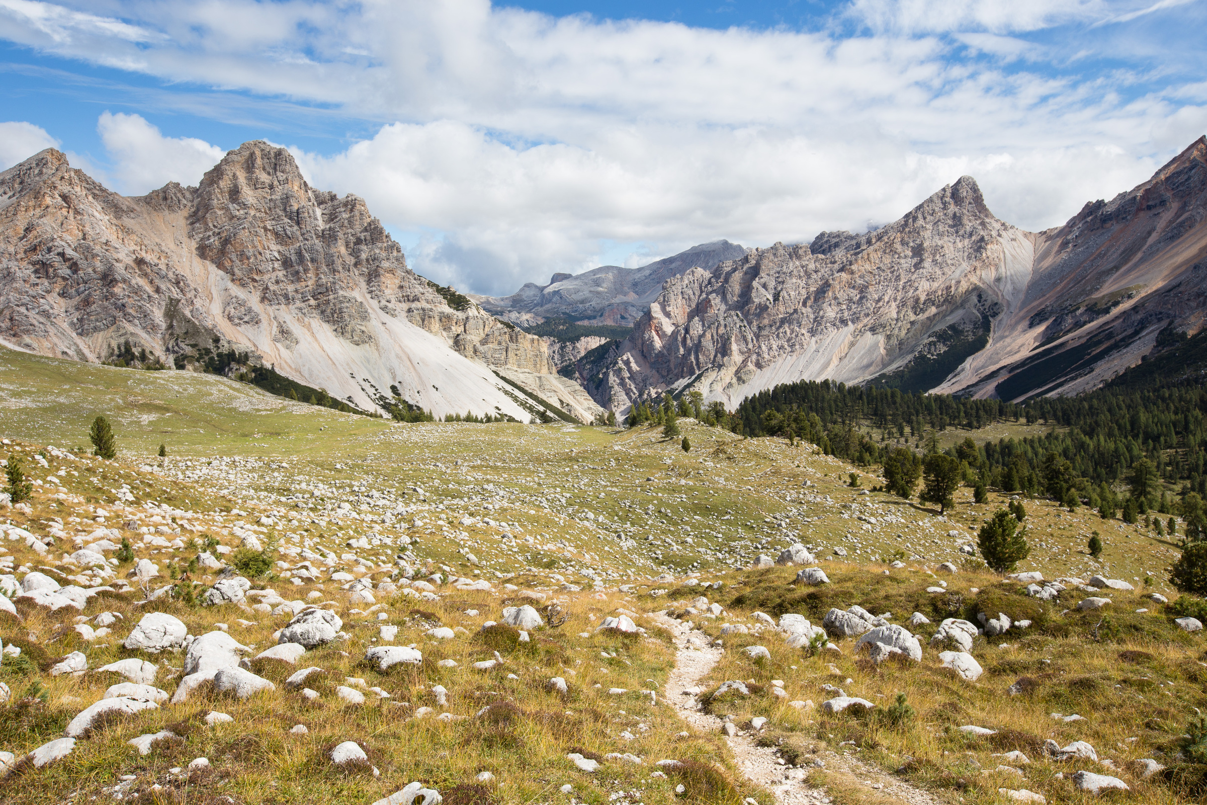 Wanderweg in Klein-Fanes