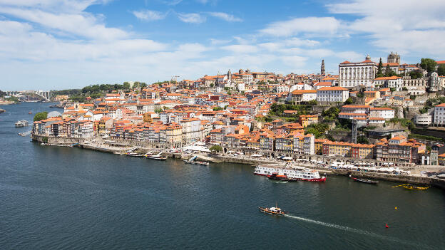 Blick auf die Barockstadt Porto