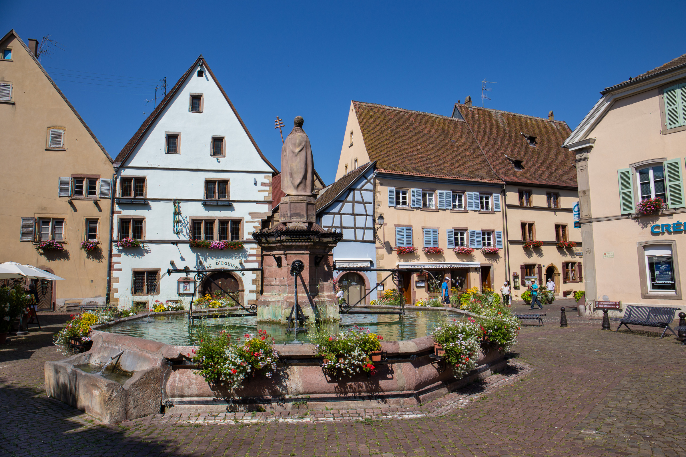 Saint-Leon Platz in Eguisheim
