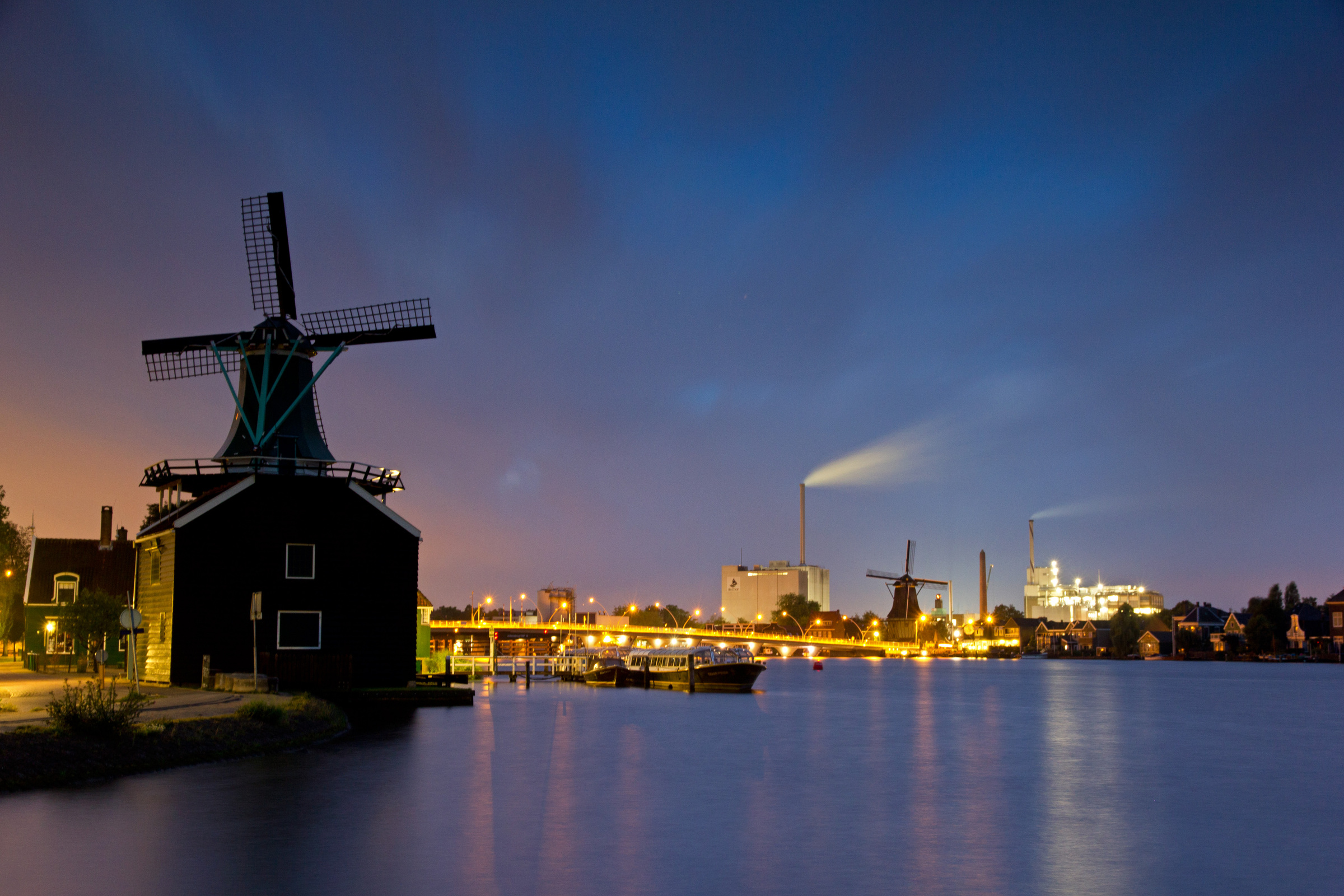 Zaanse Schans bei Nacht