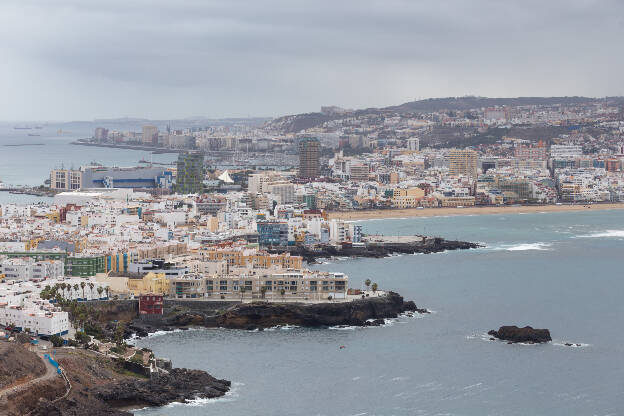 Ausblick auf die Bucht von Las Palmas