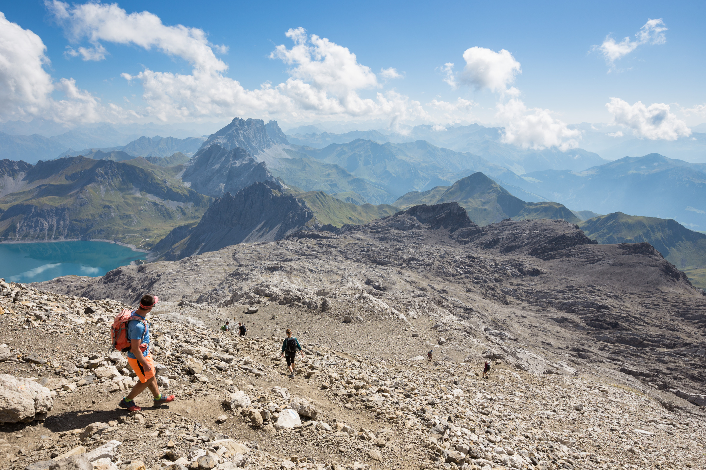 Wanderer an der Schesaplana