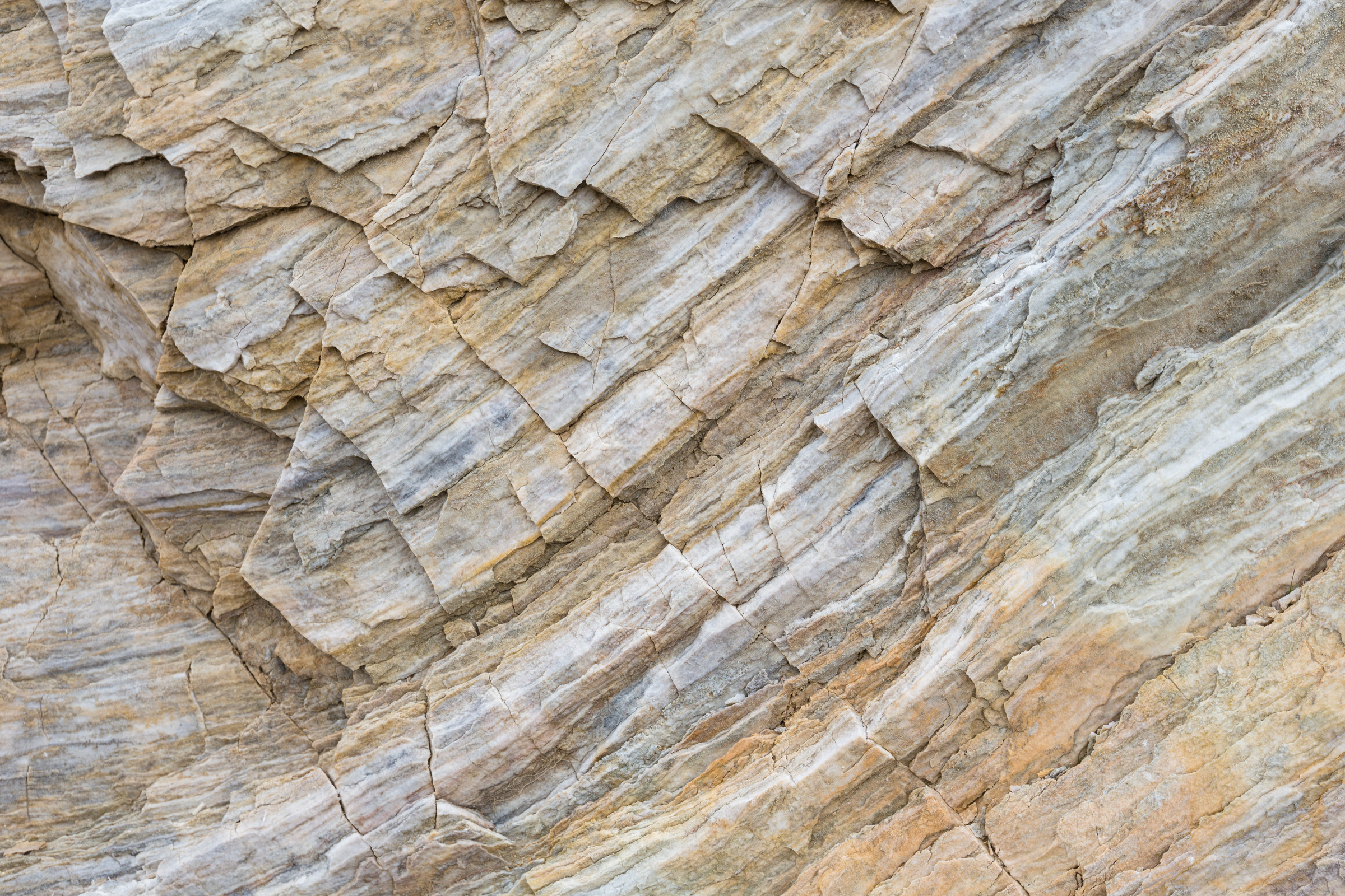 braun-gelbe Felsstruktur