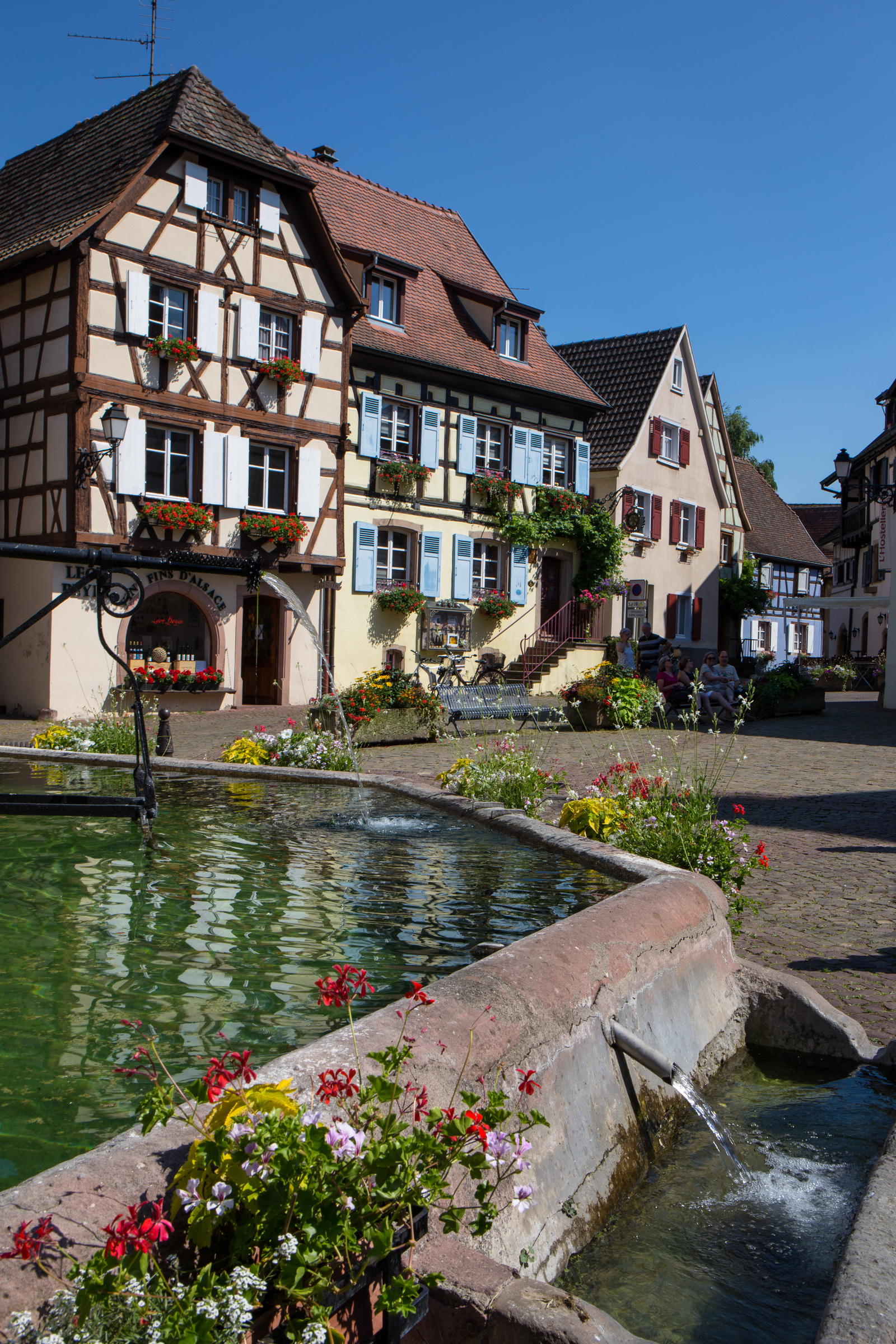 Brunnen in Eguisheim