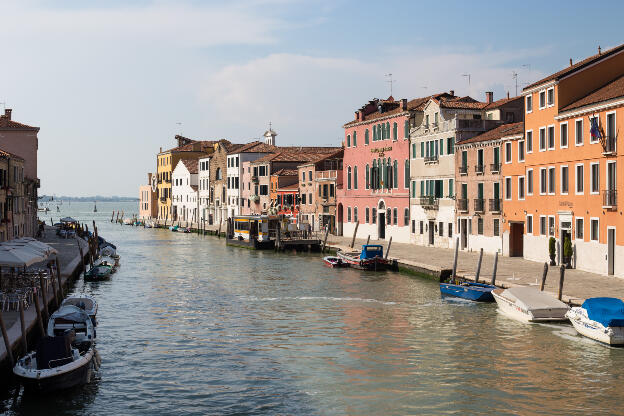 Promenade am Canale di Cannaregio in Venedig