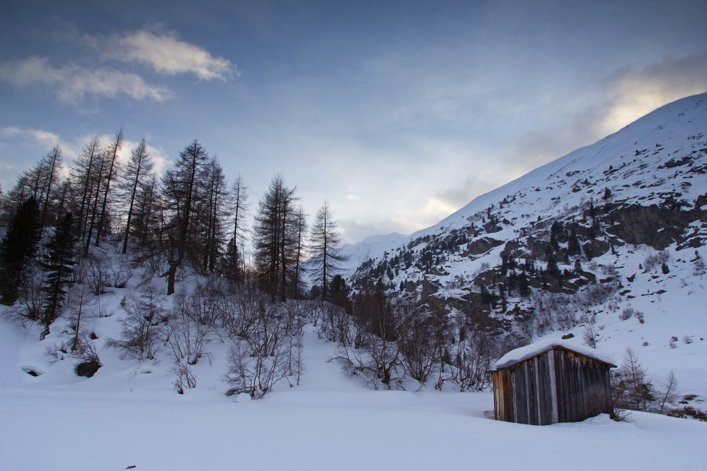 Hütte im Obergurgler Tal