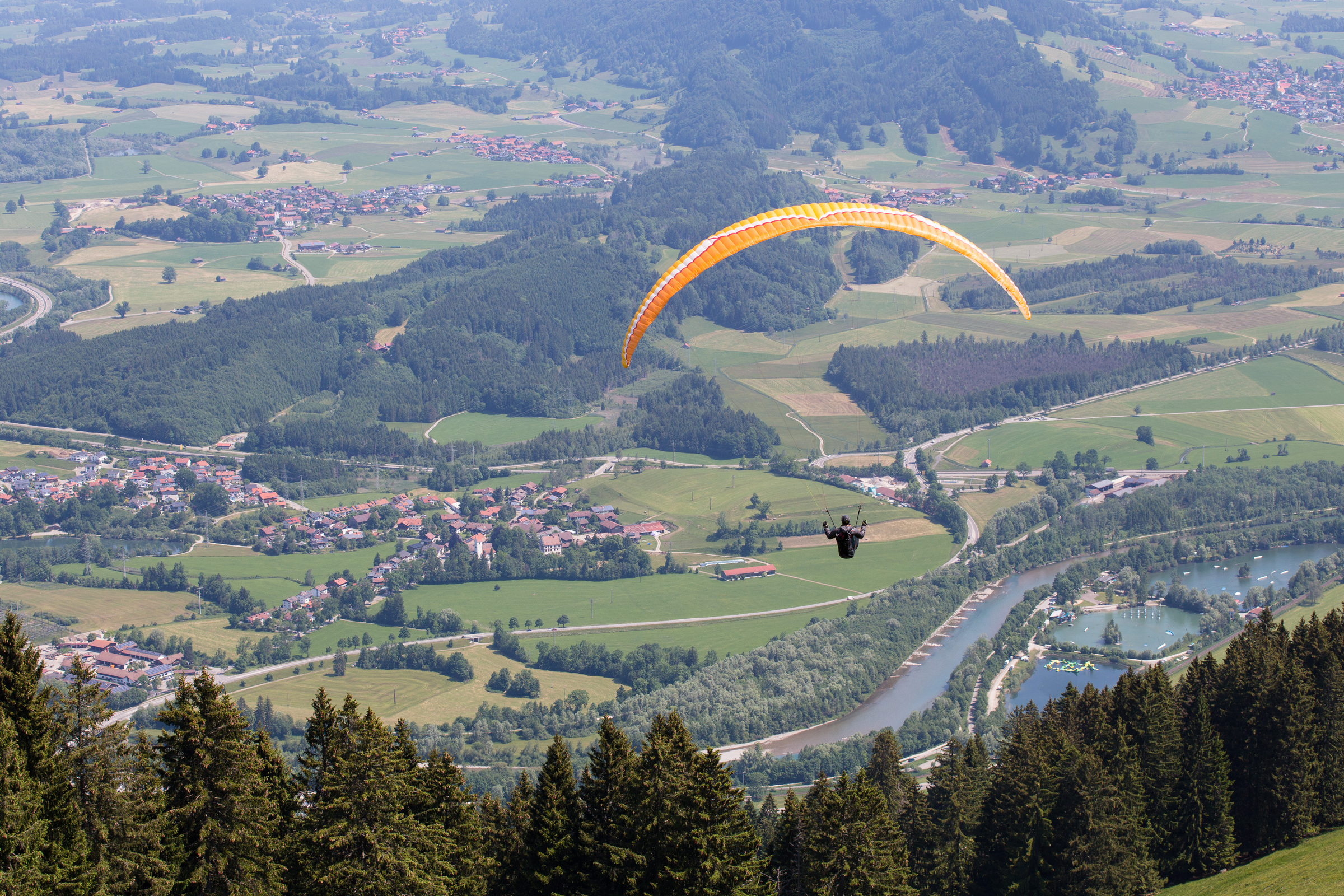 Gleitschirmfliegen im Allgäu