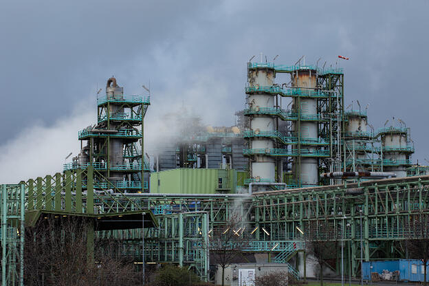 Stahlwerk bei Duisburg