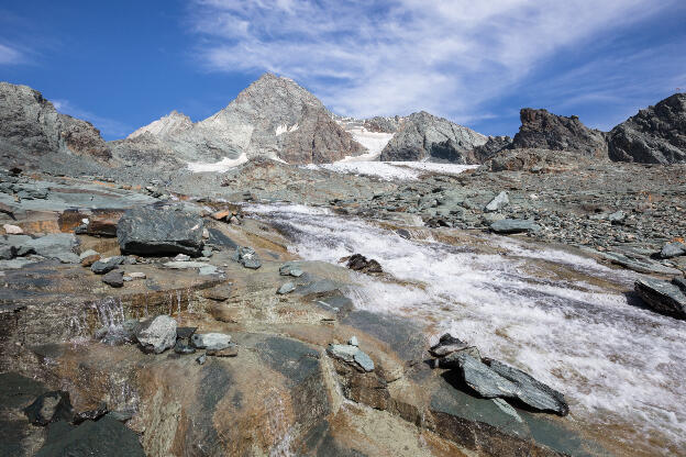 Gletscherschmelze am Großglockner
