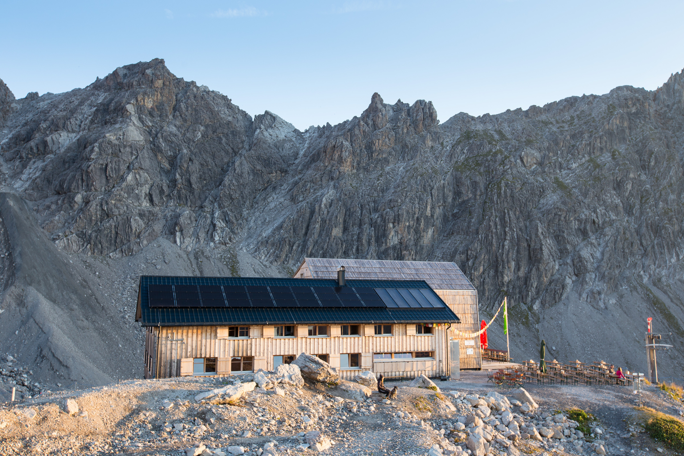 Morgenstimmung an der Totalphütte