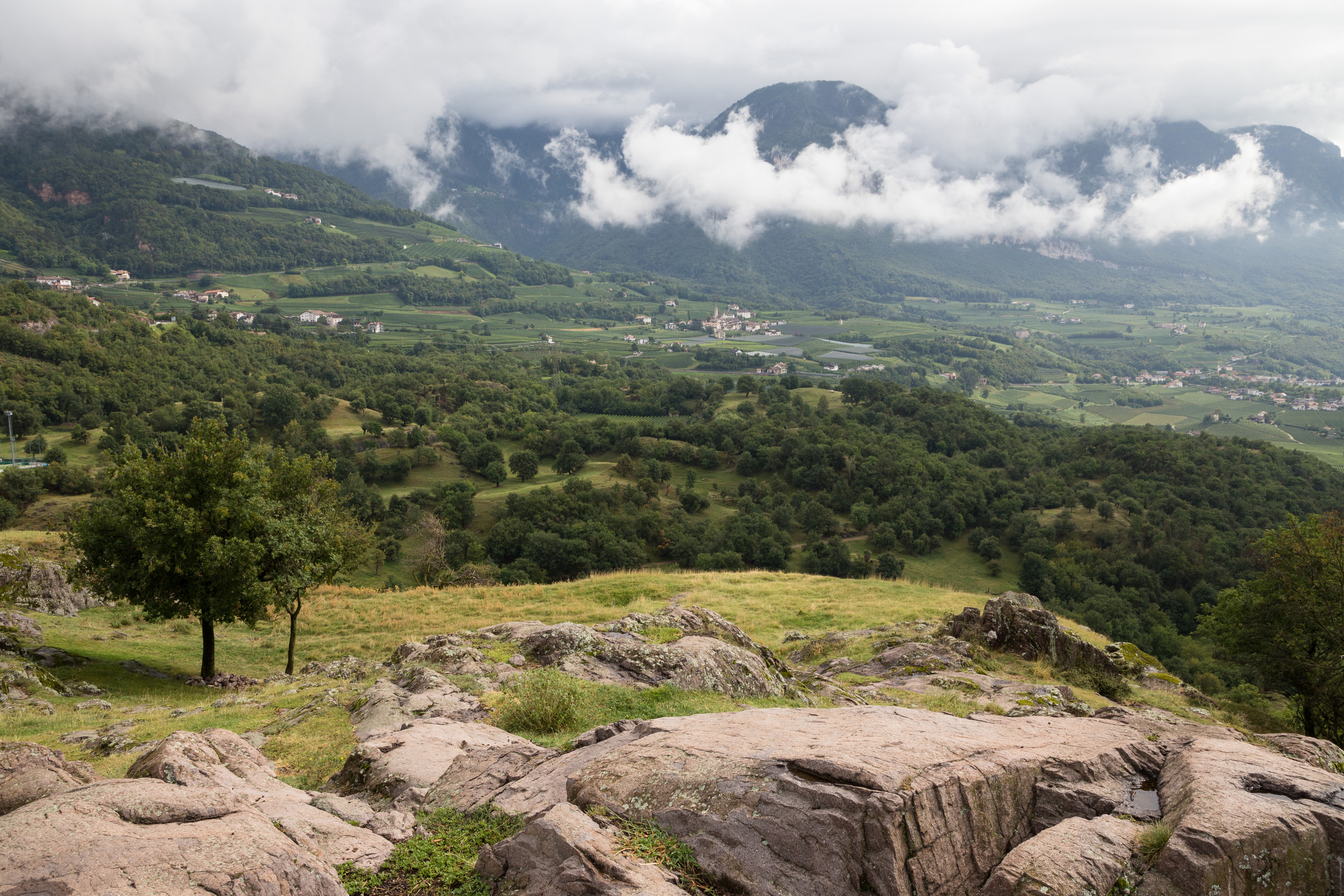 Aussicht vom Castelfeder Berg