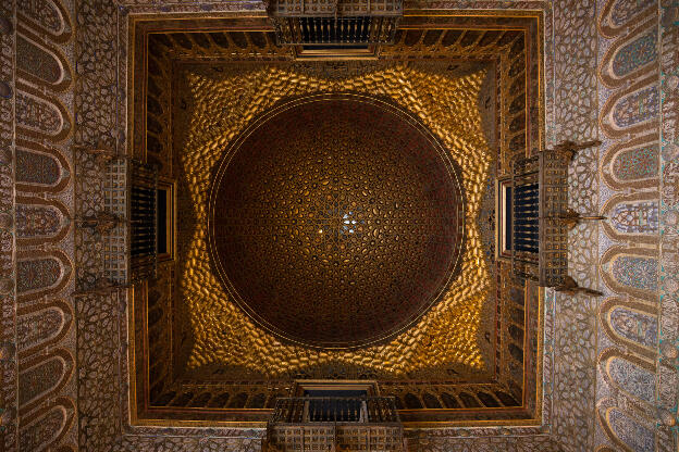 Decke im Königspalast vom Sevilla