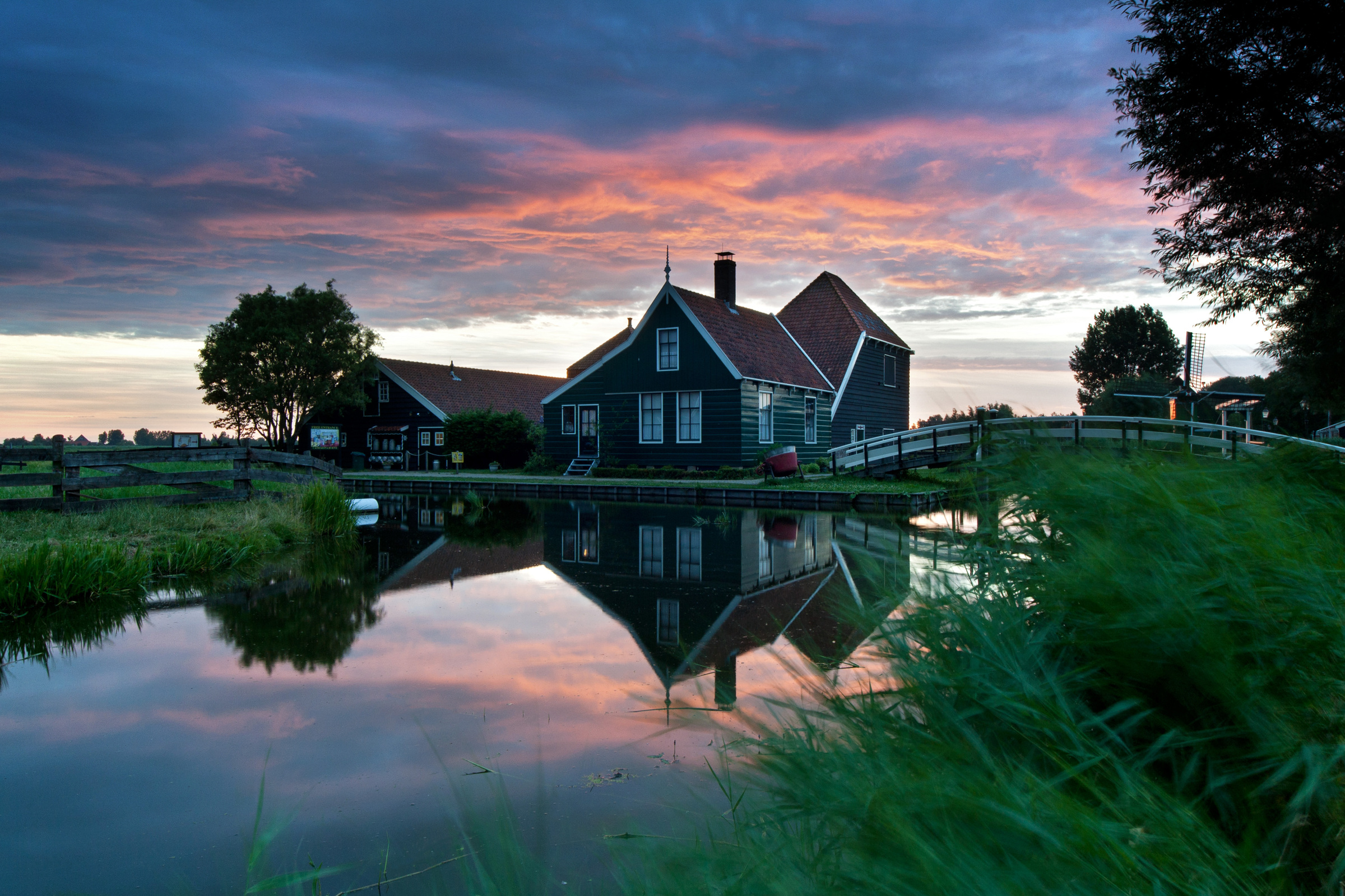 Sonnenaufgang in Zaanse Schans