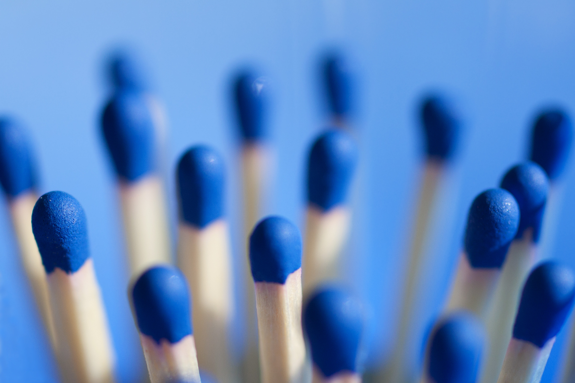 Nahaufnahme von Streichhölzern