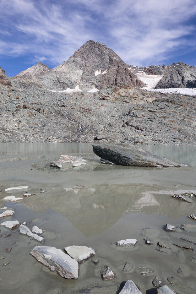 Spiegelung des Großglockner im Gletschersee