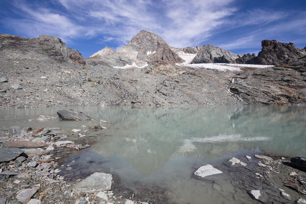Reflektion des Großglockner im Gletschersee