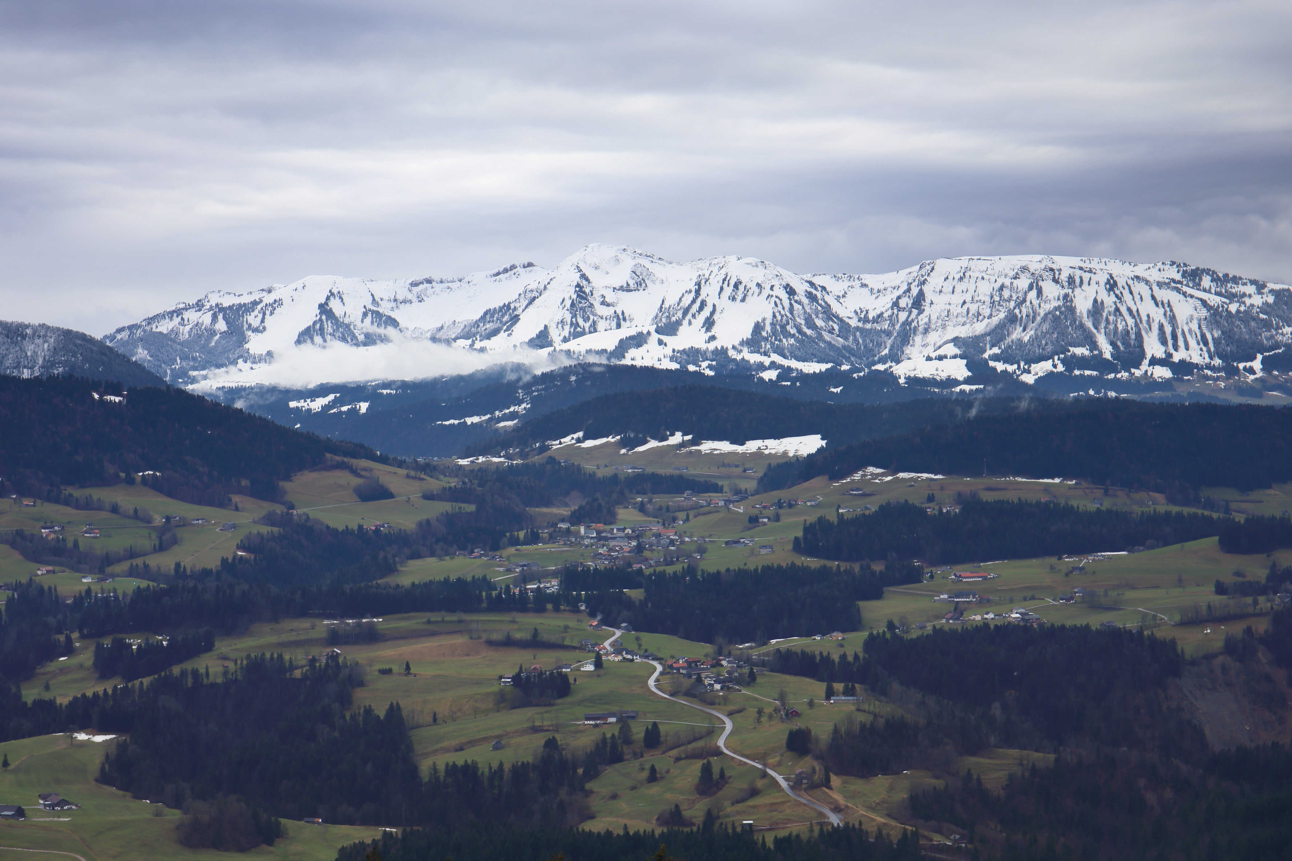 Blick von Sulzberg zum Bregenzerwald