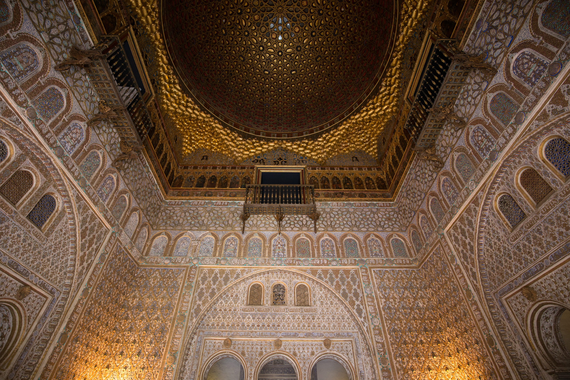 Decke im Salón de Embajadores