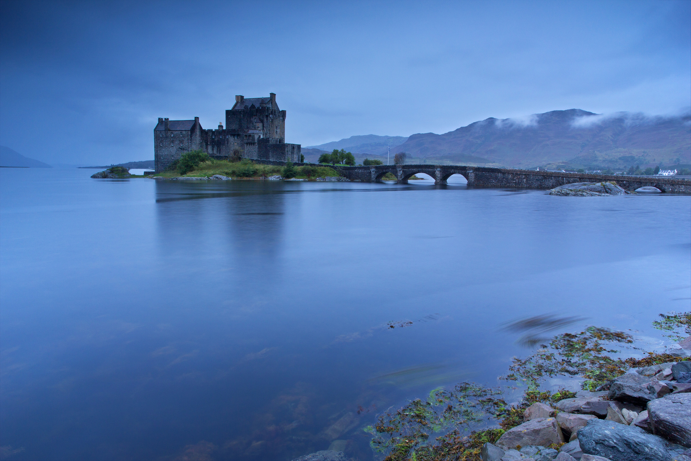 Eilean Donan Castle bei Flut