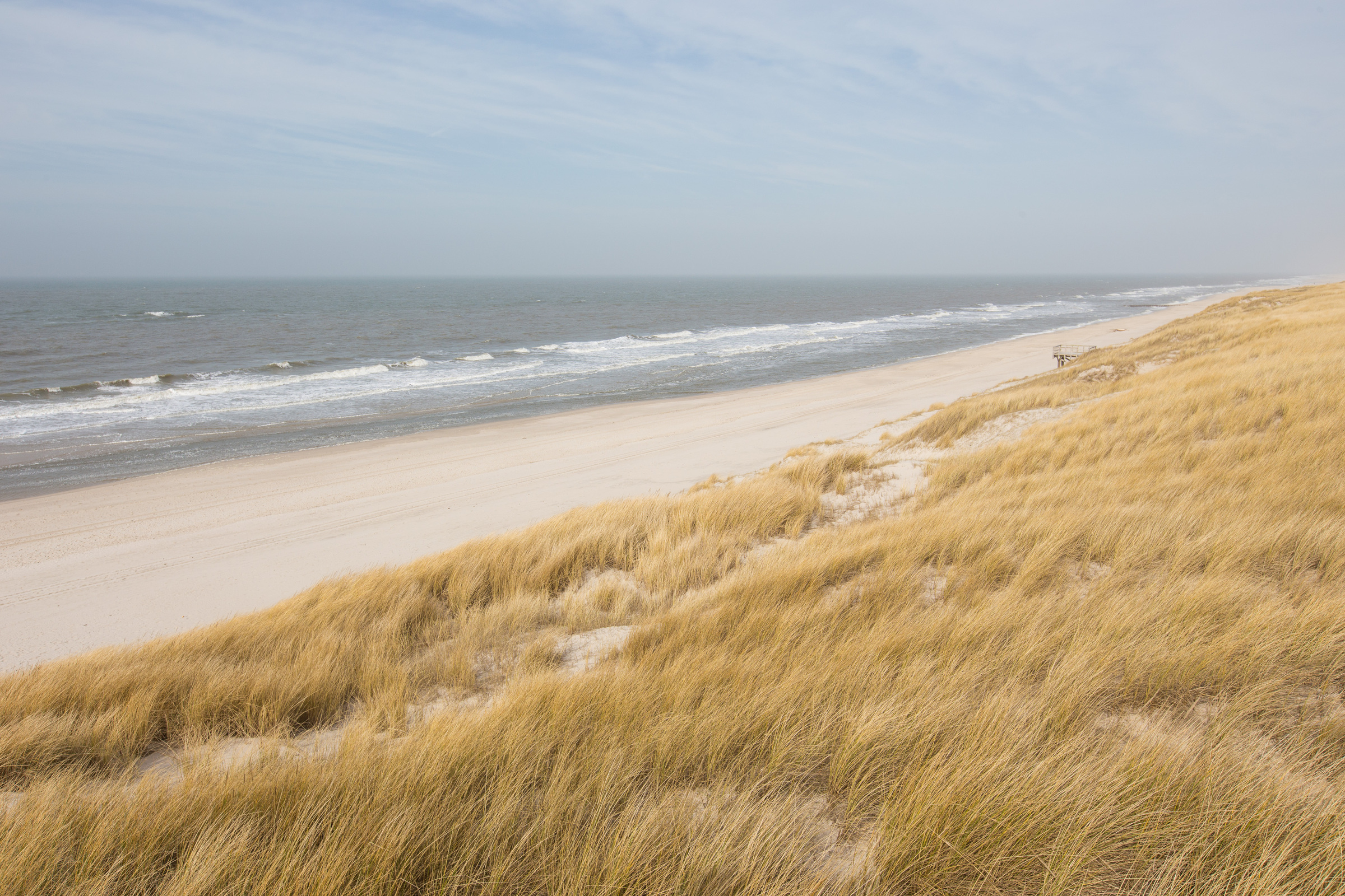 Die Dünen von Sylt im Winter