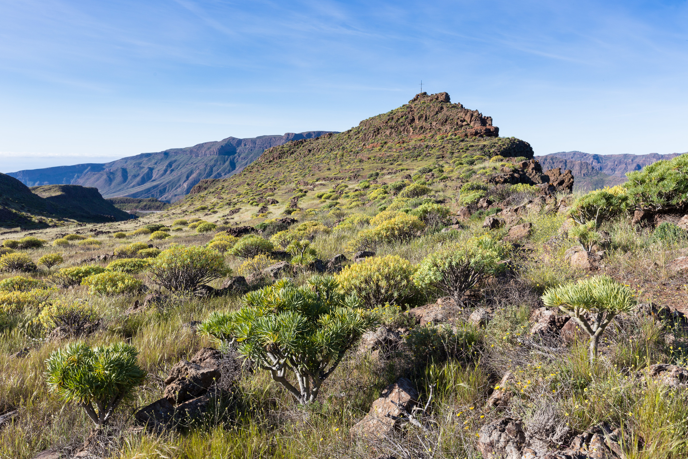Hochebene in den Bergen von Gran Canaria