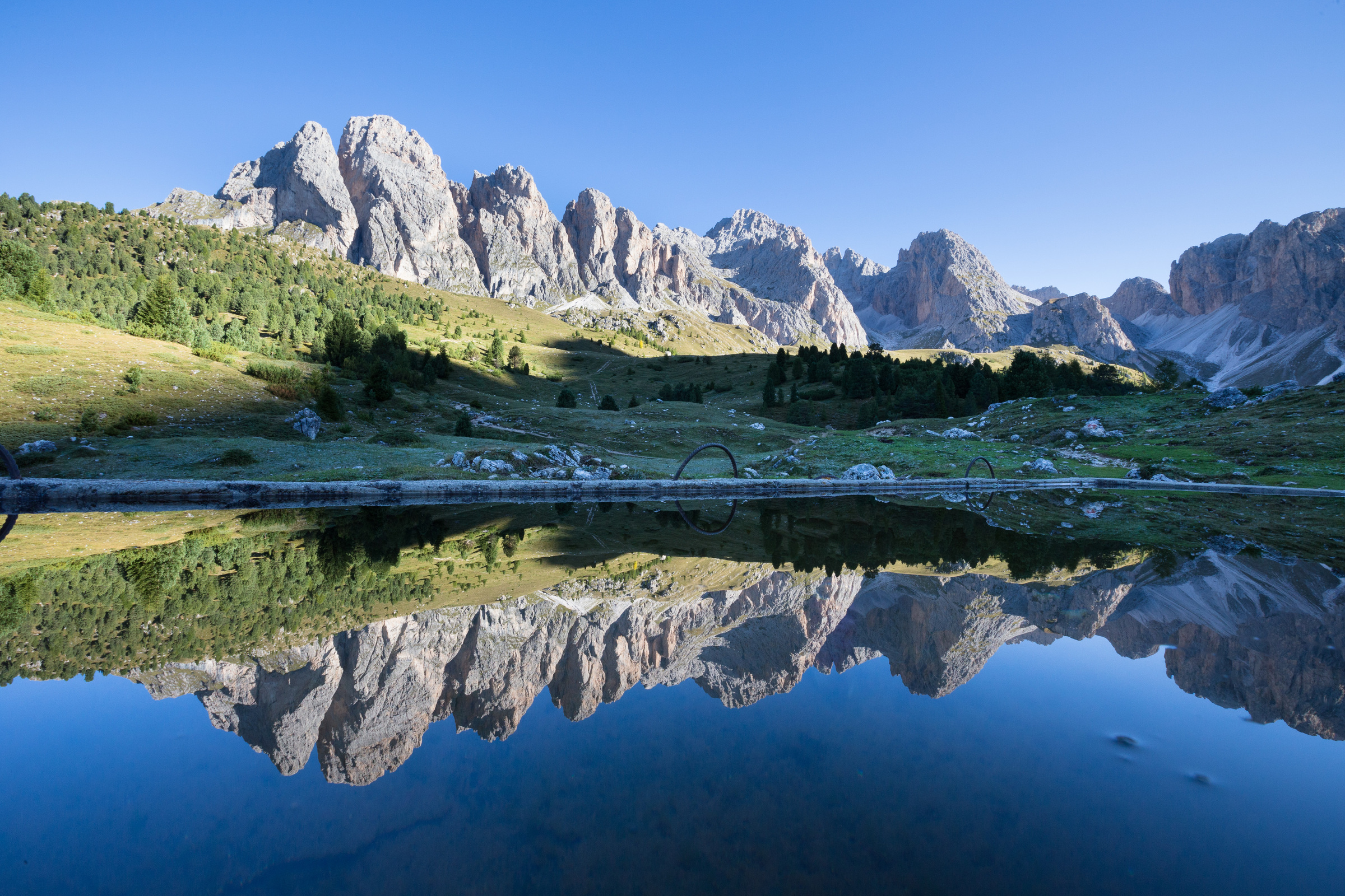 Spiegelung der Geislergruppe