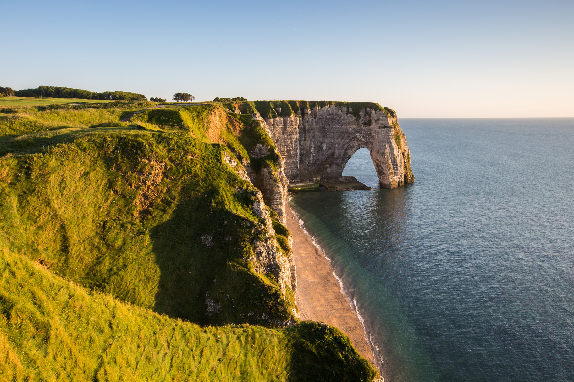 Steilküste in der Normandie