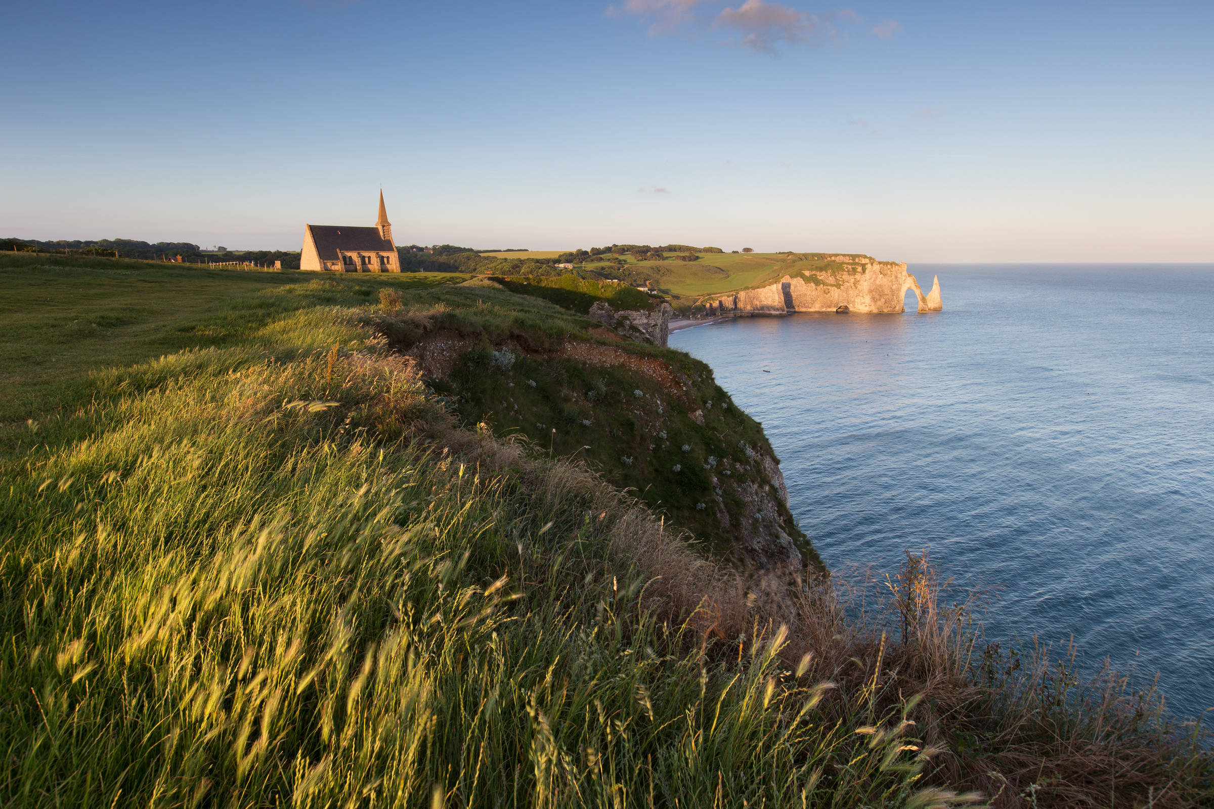 Klippen in der Normandie