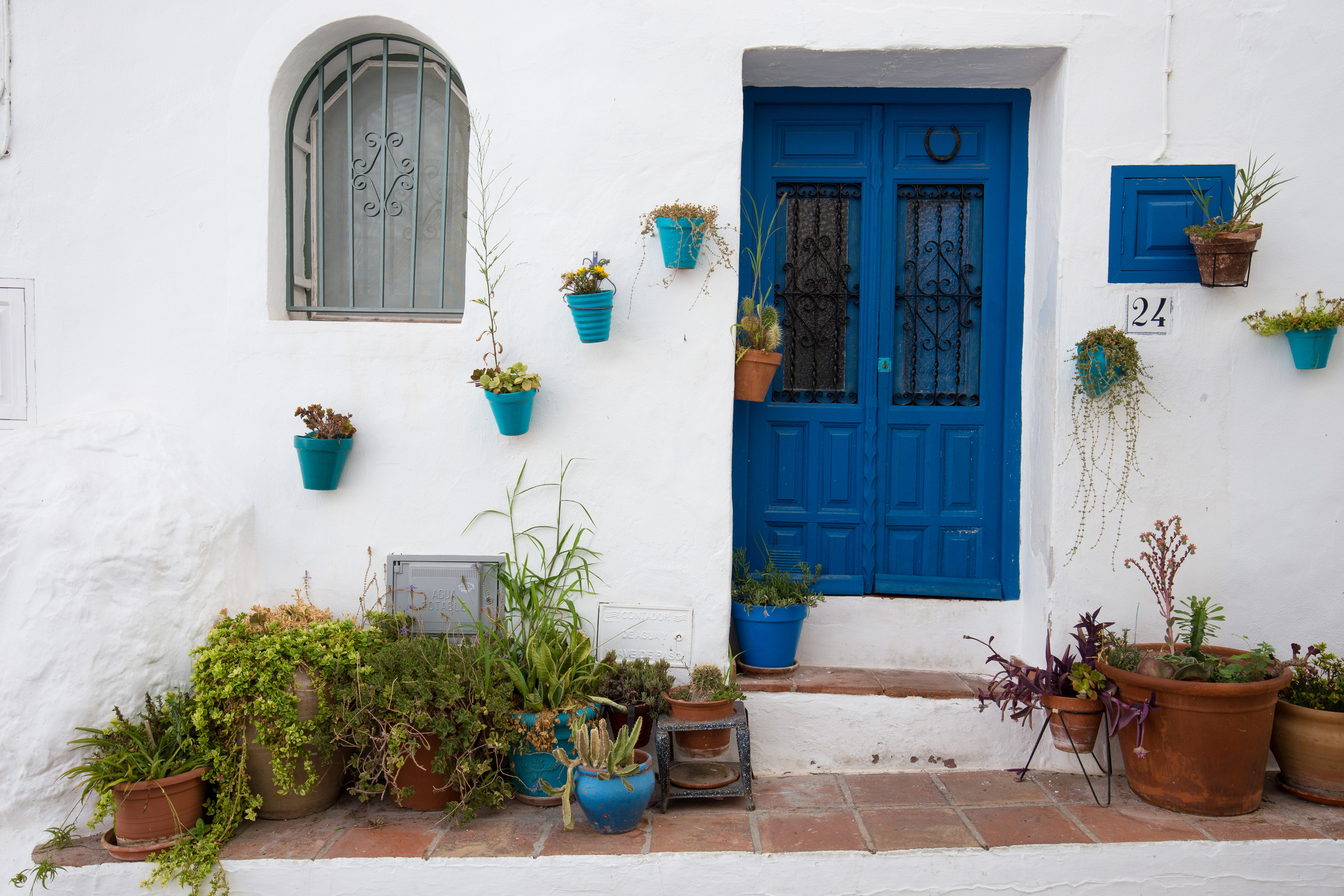 Hauseingang in Frigiliana