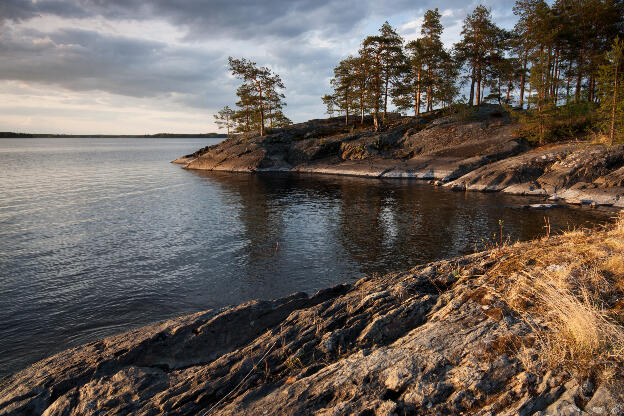 Seenlandschaft in Skandinavien