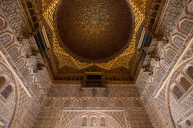Decke im Reales Alcázares de Sevilla