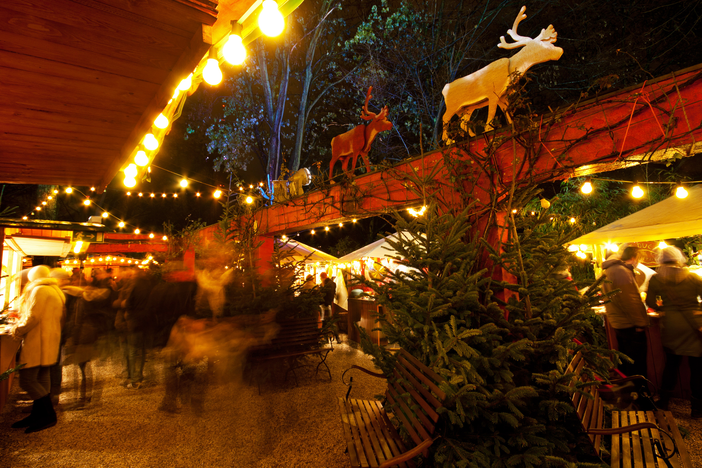 Auf dem Weihnachtsmarkt