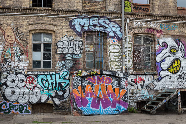 Graffiti Streetart in Berlin