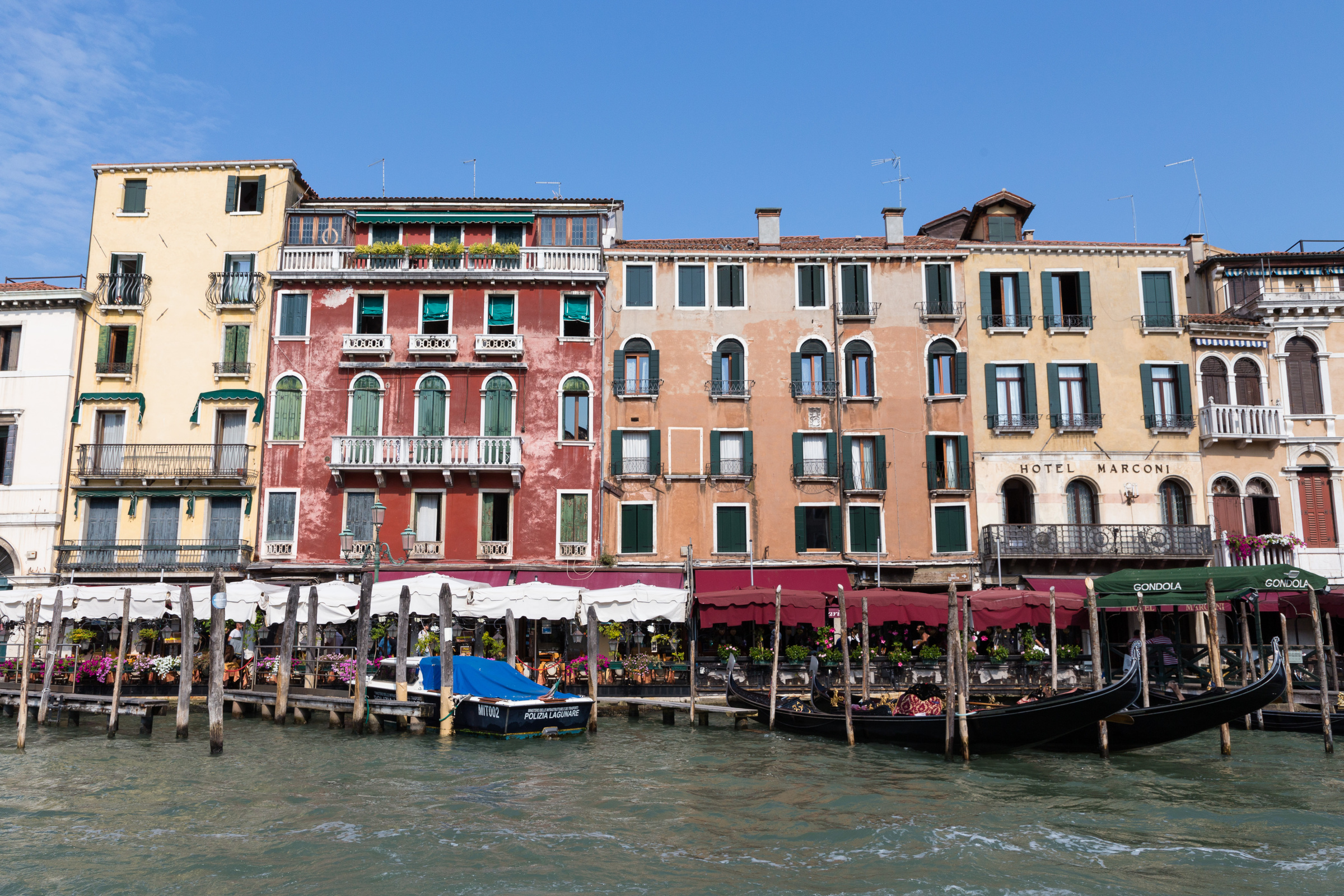 Restaurants am Canal Grande