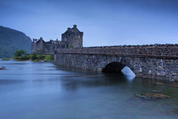 Eilean Donan Castle Zugangsbrücke