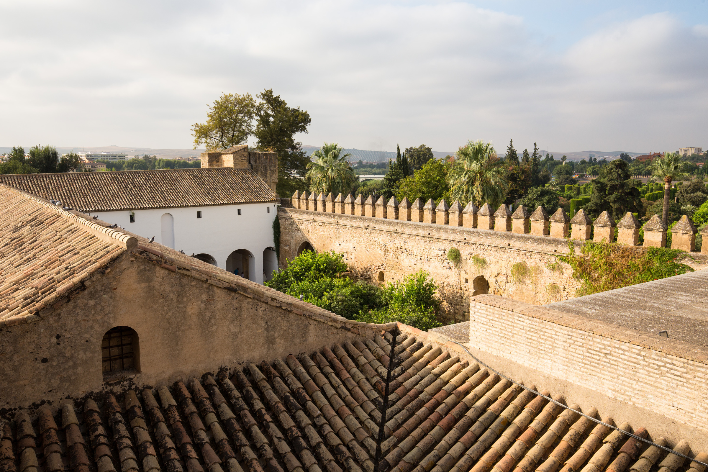 Innenhof im Alcazar de los Reyes Cristianos