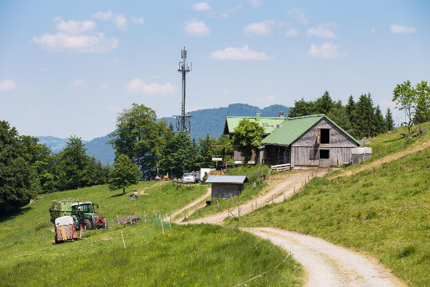 Bauernhof in den Allgäuer Alpen