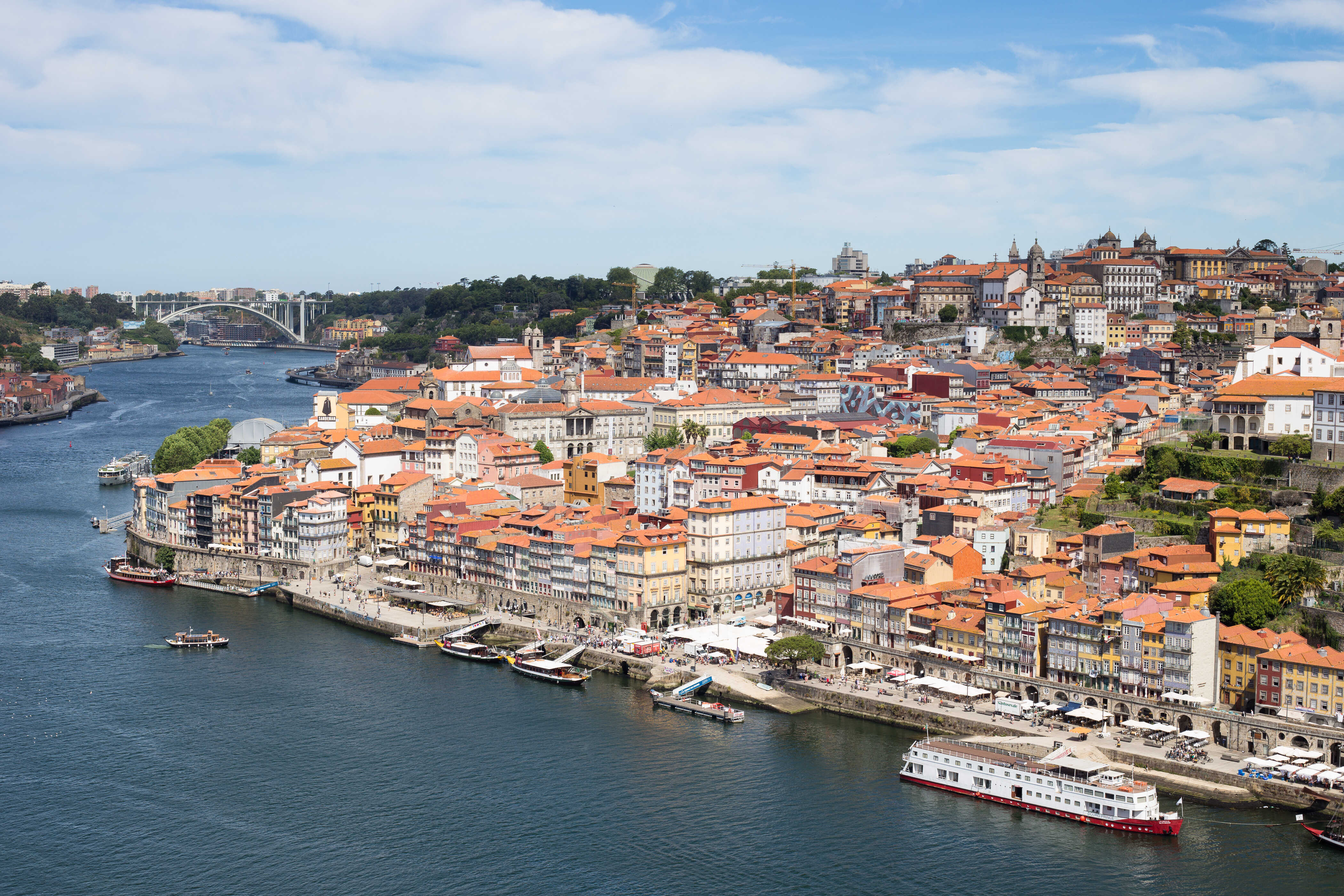 Stadtpanorama von Porto