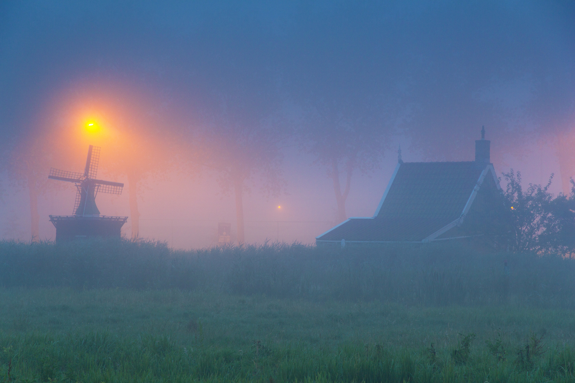 Nebelstimmung in Zaanse Schans