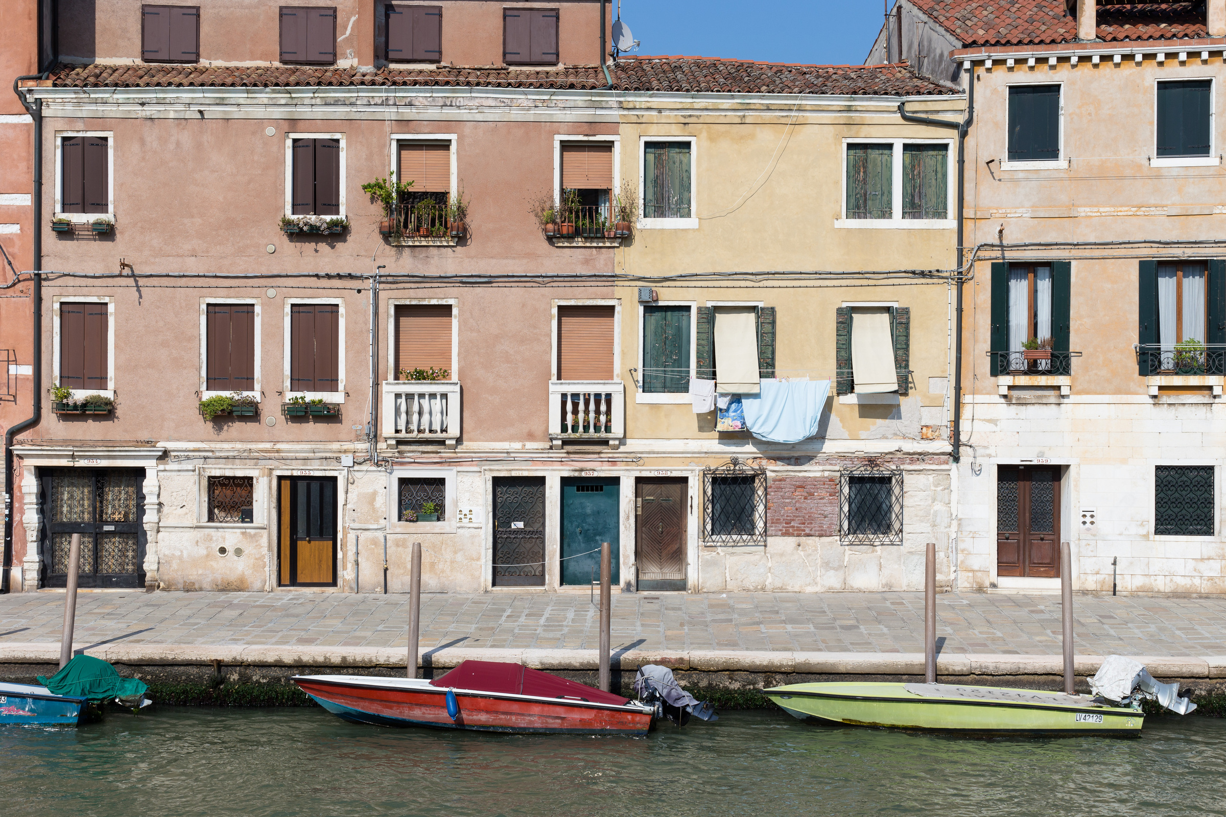 alte Häuser am Canale di Cannaregio