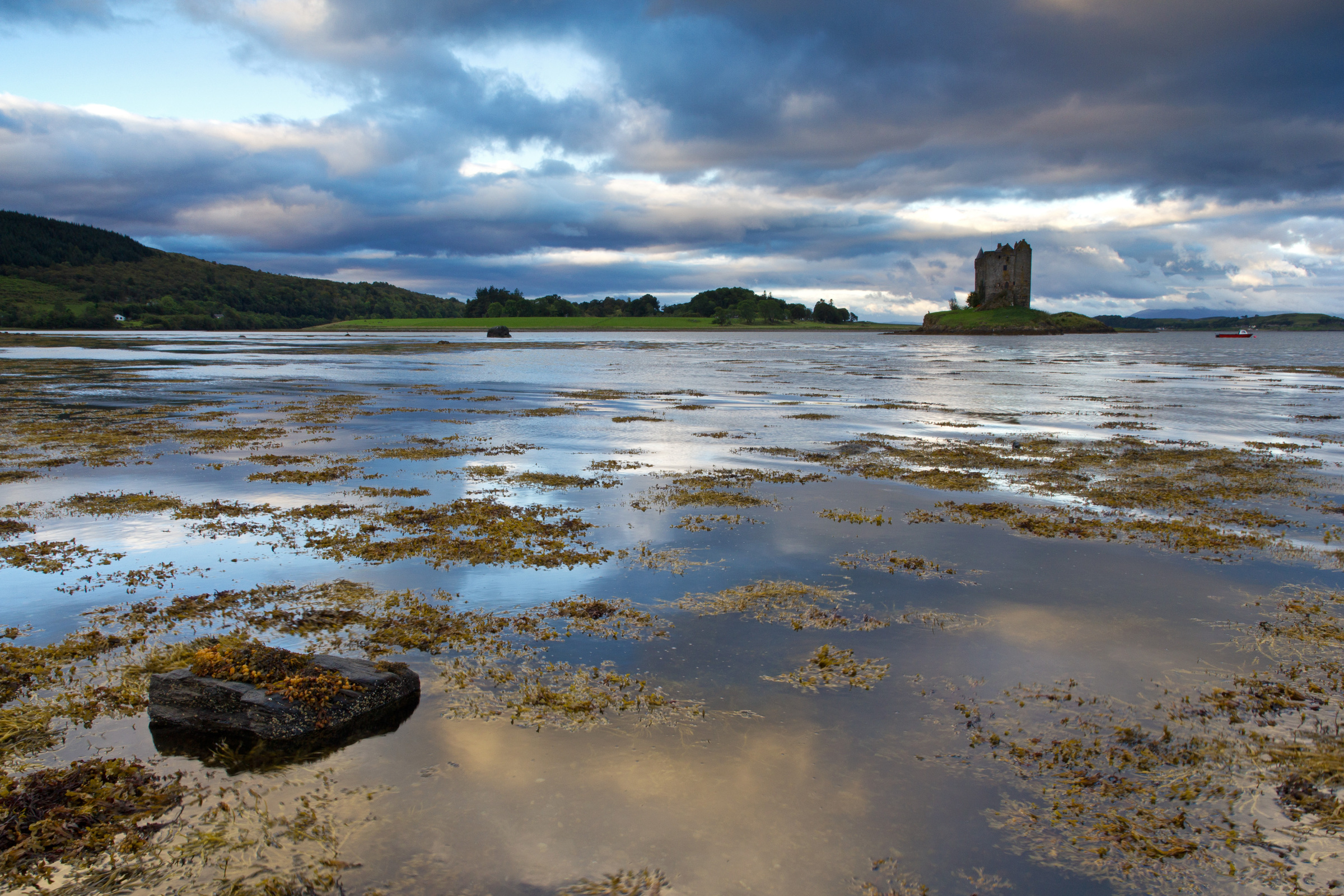 Castle Stalker Sonnenaufgang
