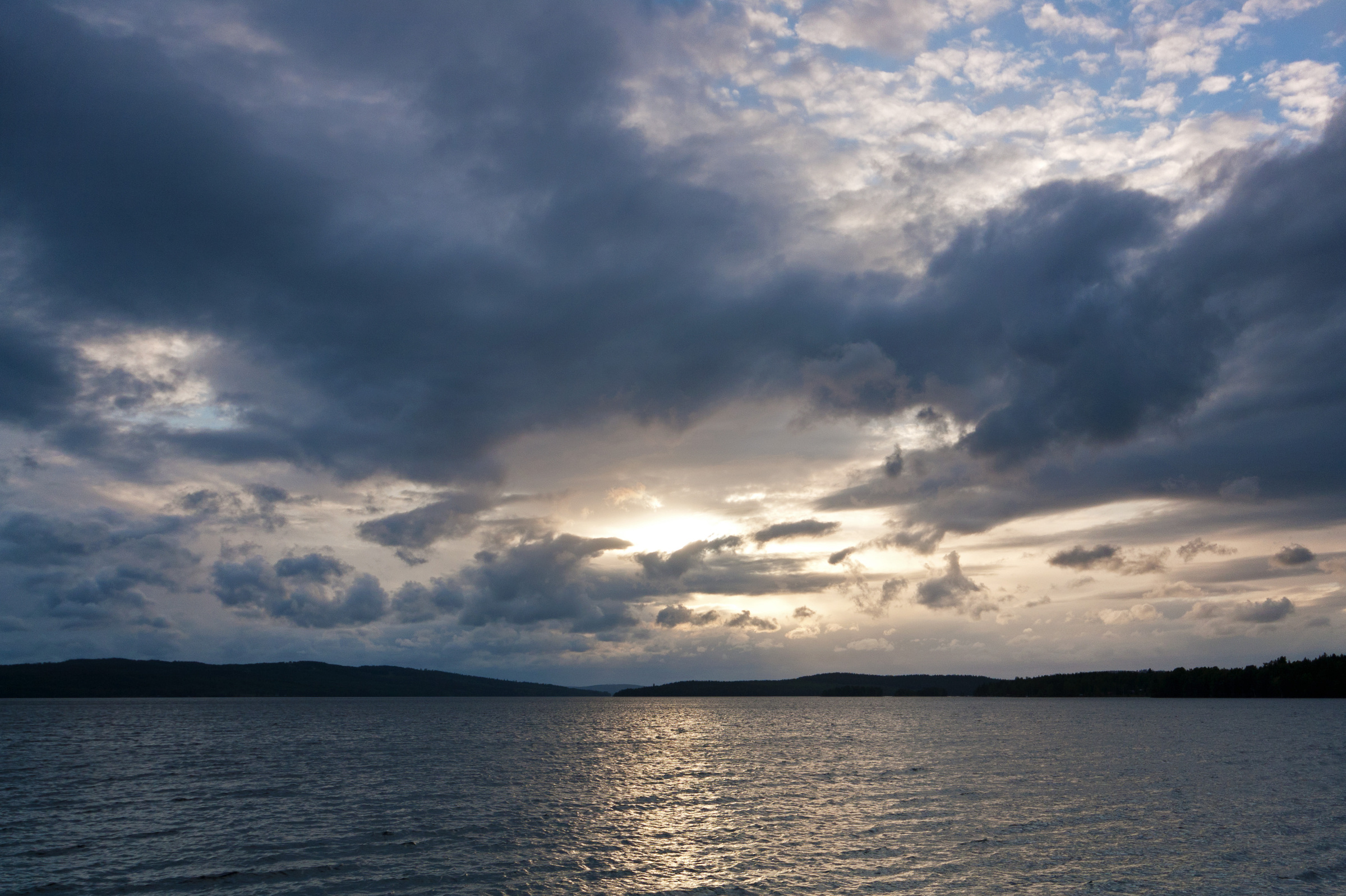 Wolkenstimmung Väsman See