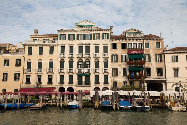 Restaurants am Canal Grande in Venedig