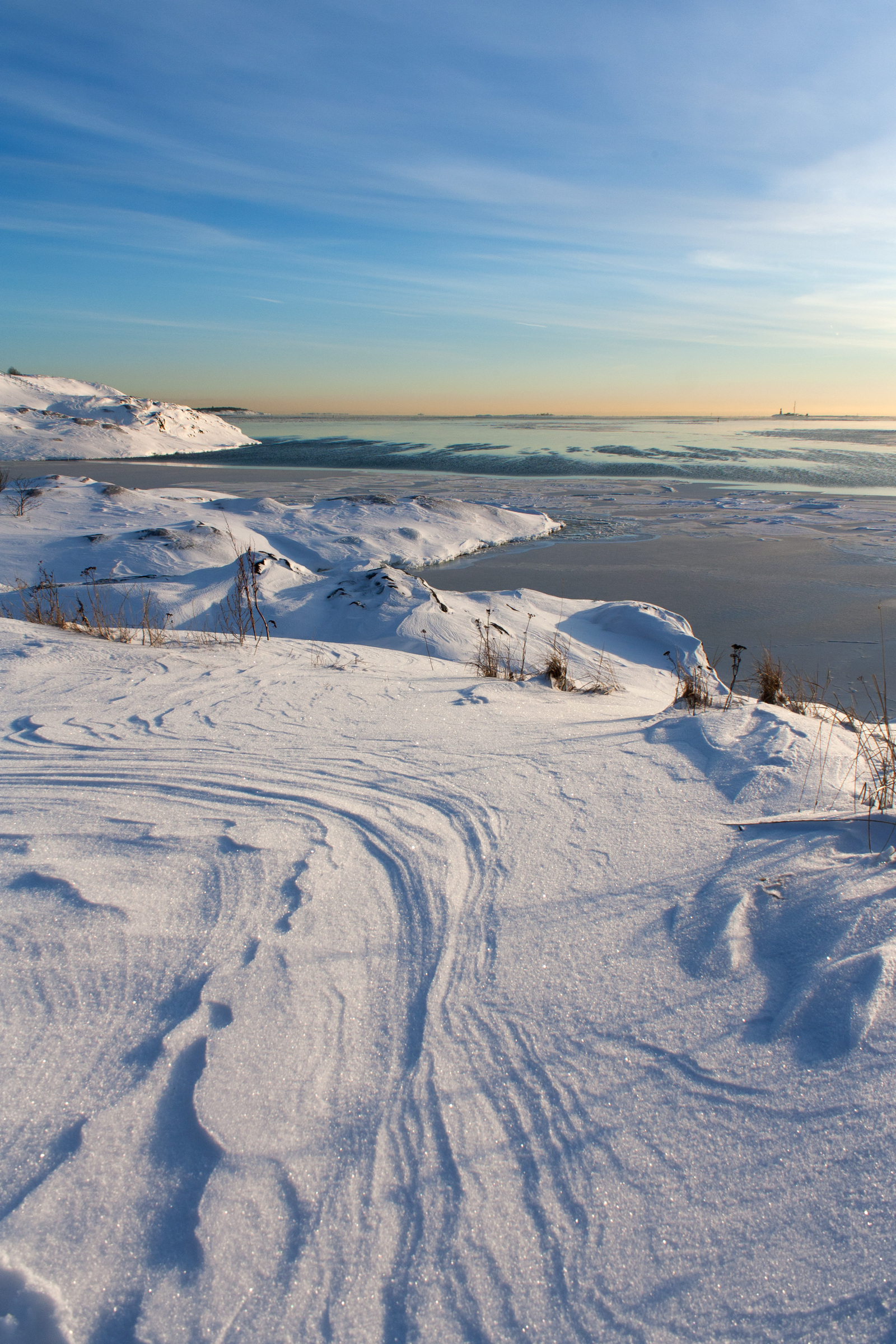 Winterlandschaft von Suomenlinna