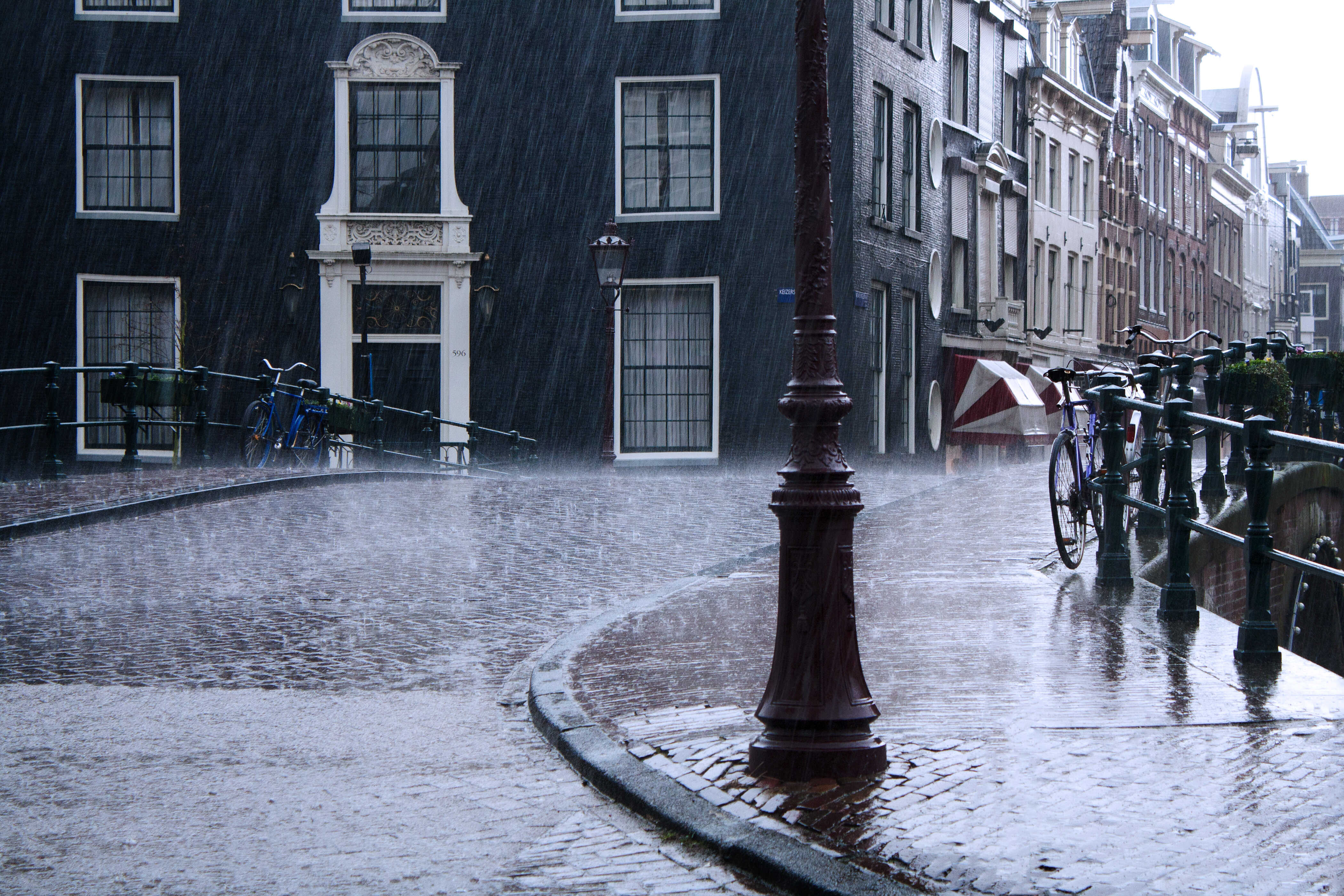 Regenschauer Amsterdam