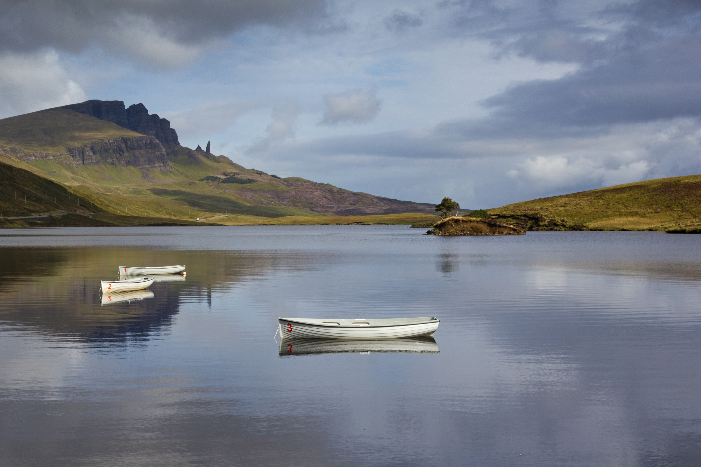 Old Man of Storr Spiegelung