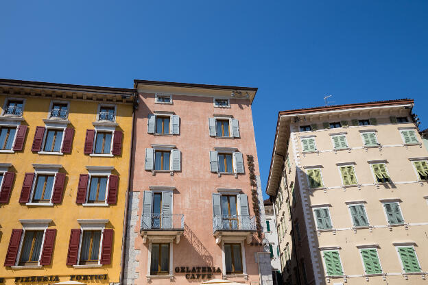 Häuser in der Altstadt von Riva del Garda