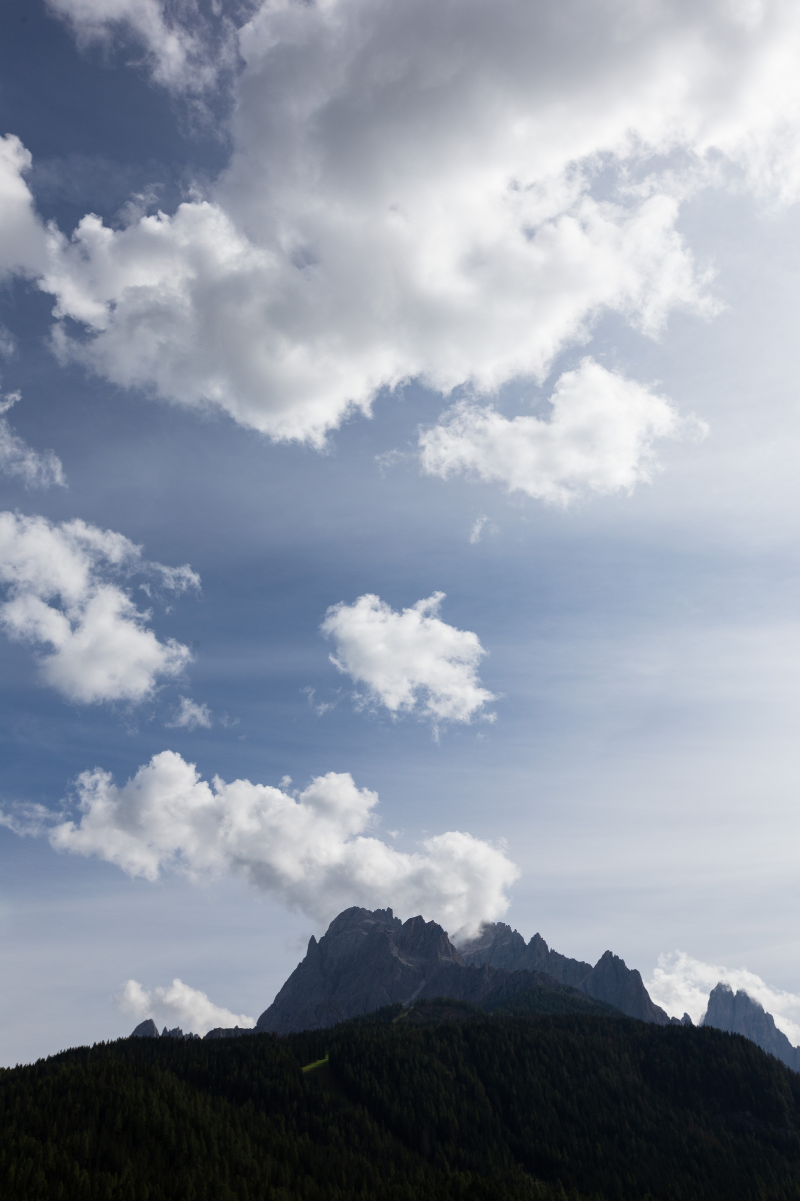 Wolken über dem Elferkofel
