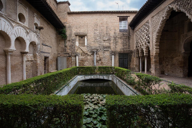 Innenhof in der Reales Alcázares de Sevilla
